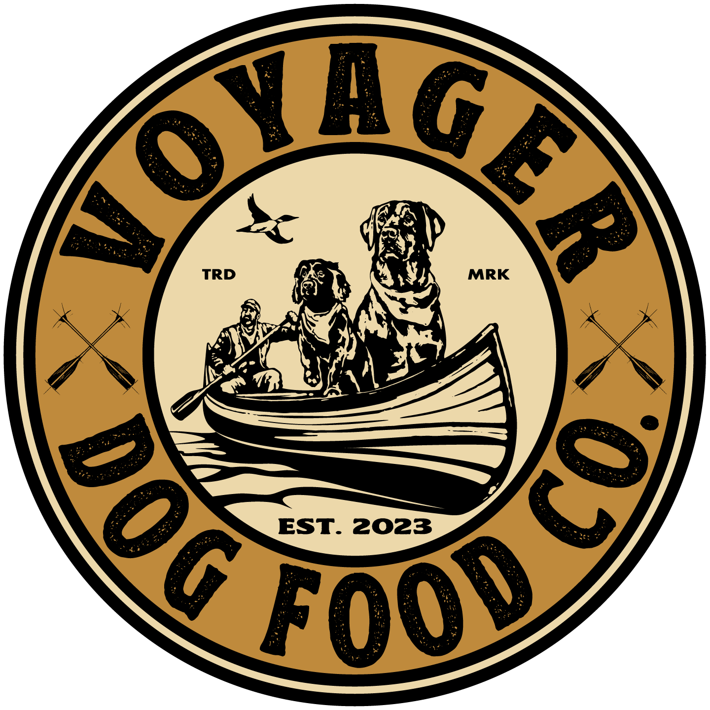 Voyager Dog Food Co. Logo